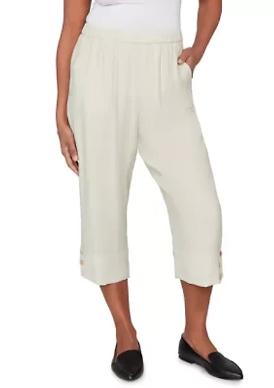 Women's Vintage Charm Capri