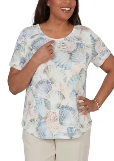 Women's Charm Seashells Top