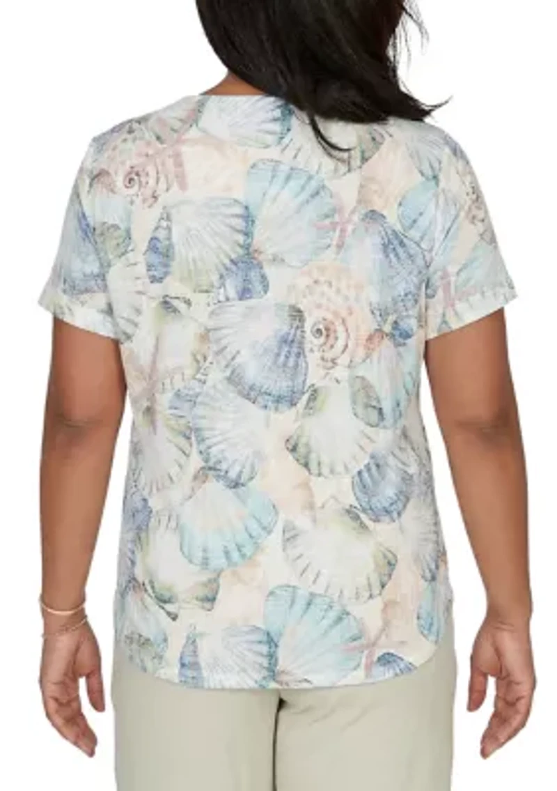 Women's Charm Seashells Top