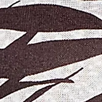 Women's Detail Driven Diamond Border Leaves T-Shirt