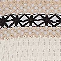 Women's Detail Driven Stripe Spliced Texture Top