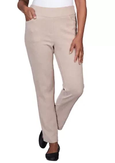 Women's St.Moritz Knit Corduroy Pull On Short Length Pants