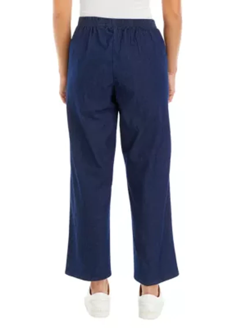 Petite Denim Short-Length Pants