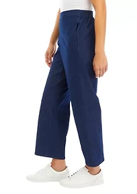 Petite Denim Short-Length Pants
