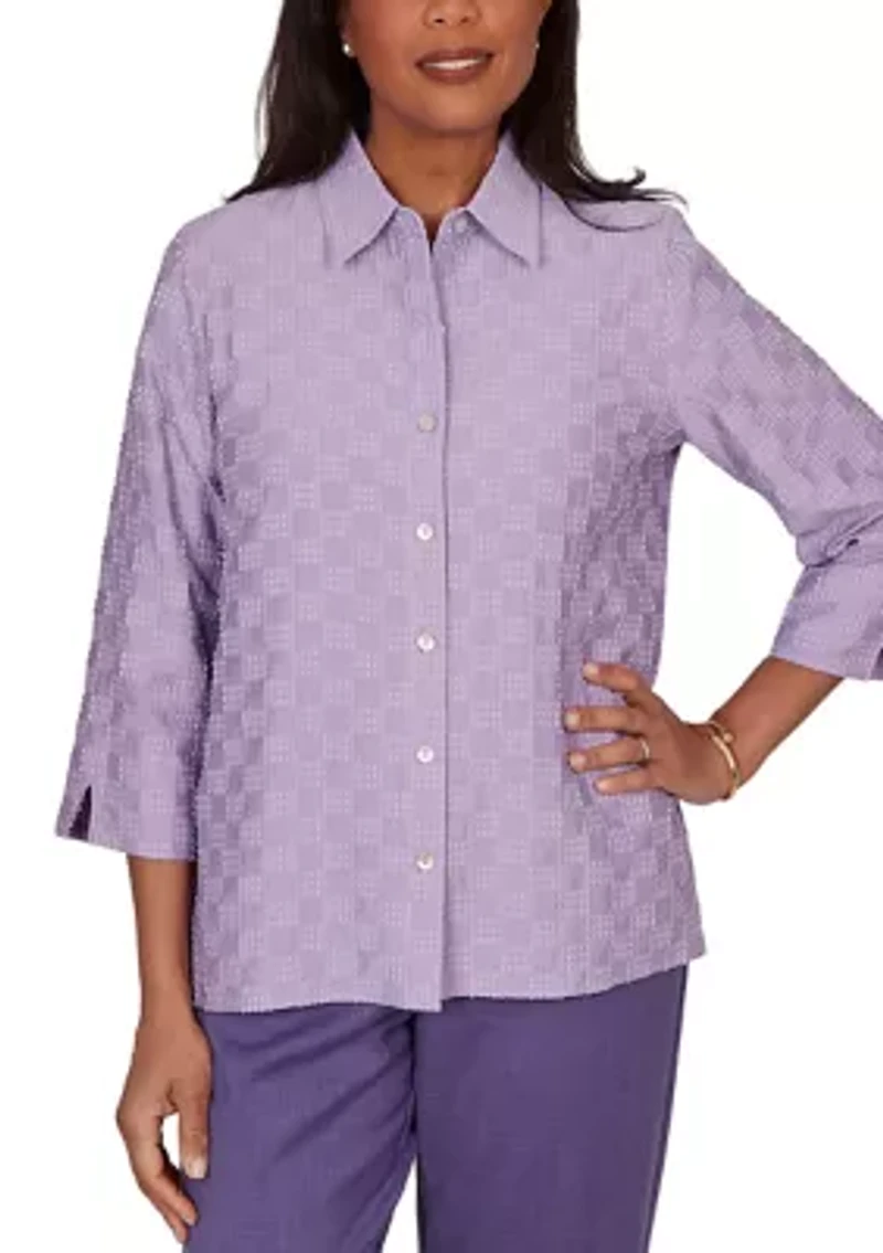 Women's Grand Bazaar Box Texture Top