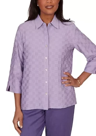Women's Grand Bazaar Box Texture Top