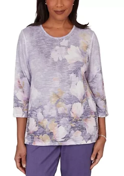 Women's Grand Bazaar Placed Floral Top