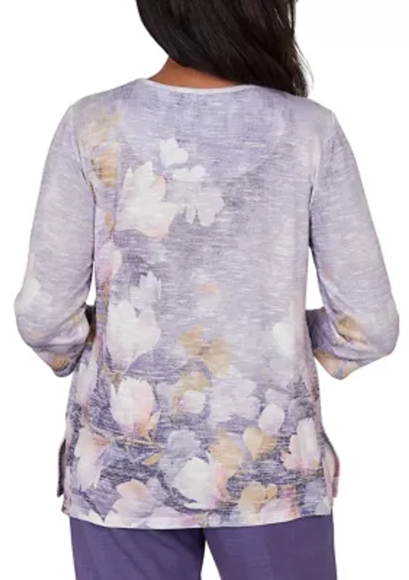 Women's Grand Bazaar Placed Floral Top
