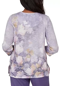 Women's Grand Bazaar Placed Floral Top