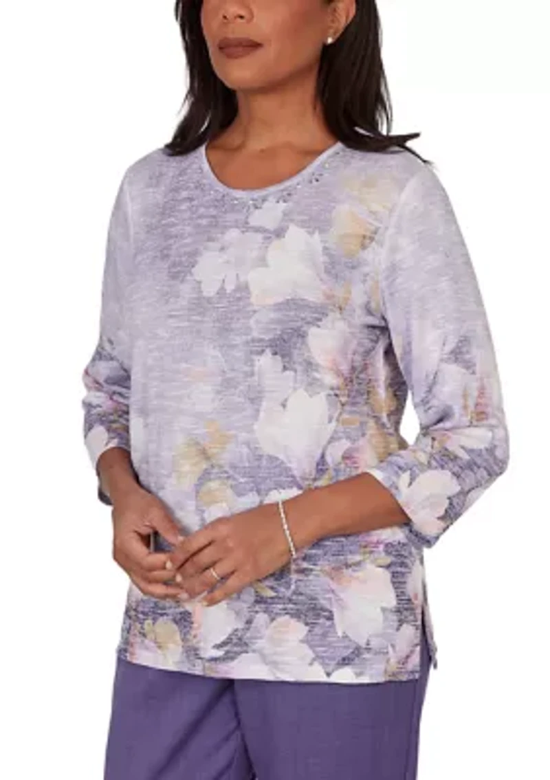 Women's Grand Bazaar Placed Floral Top
