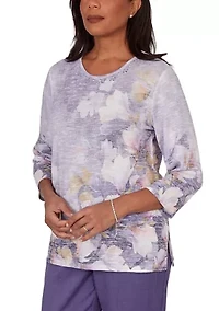 Women's Grand Bazaar Placed Floral Top