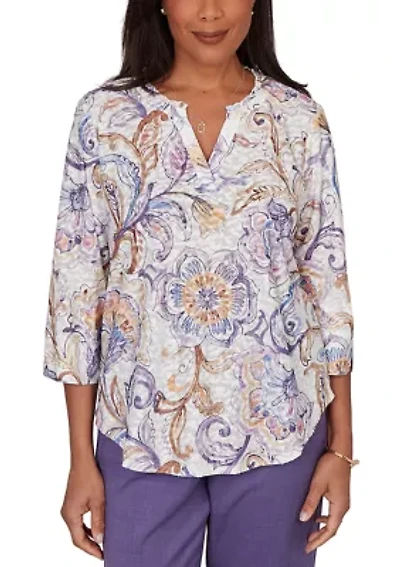 Women's Grand Bazaar Jacobean Scroll Top