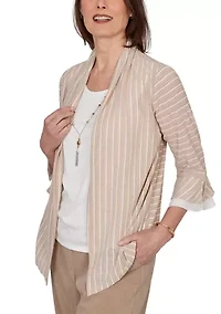 Women's Grand Bazaar Stripe Two One Top
