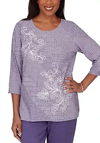Women's Grand Bazaar Embroidered Rib Top