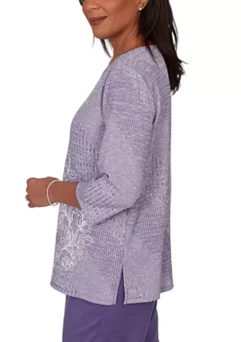 Women's Grand Bazaar Embroidered Rib Top