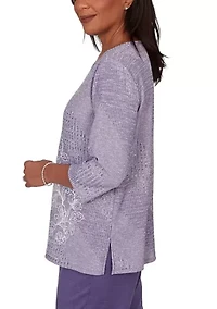 Women's Grand Bazaar Embroidered Rib Top