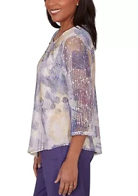 Women's Grand Bazaar Patchwork Texture Top