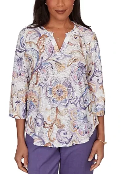 Petite Grand Bazaar Jacobean Scroll Top