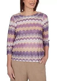 Petite Grand Bazaar Chevron Top