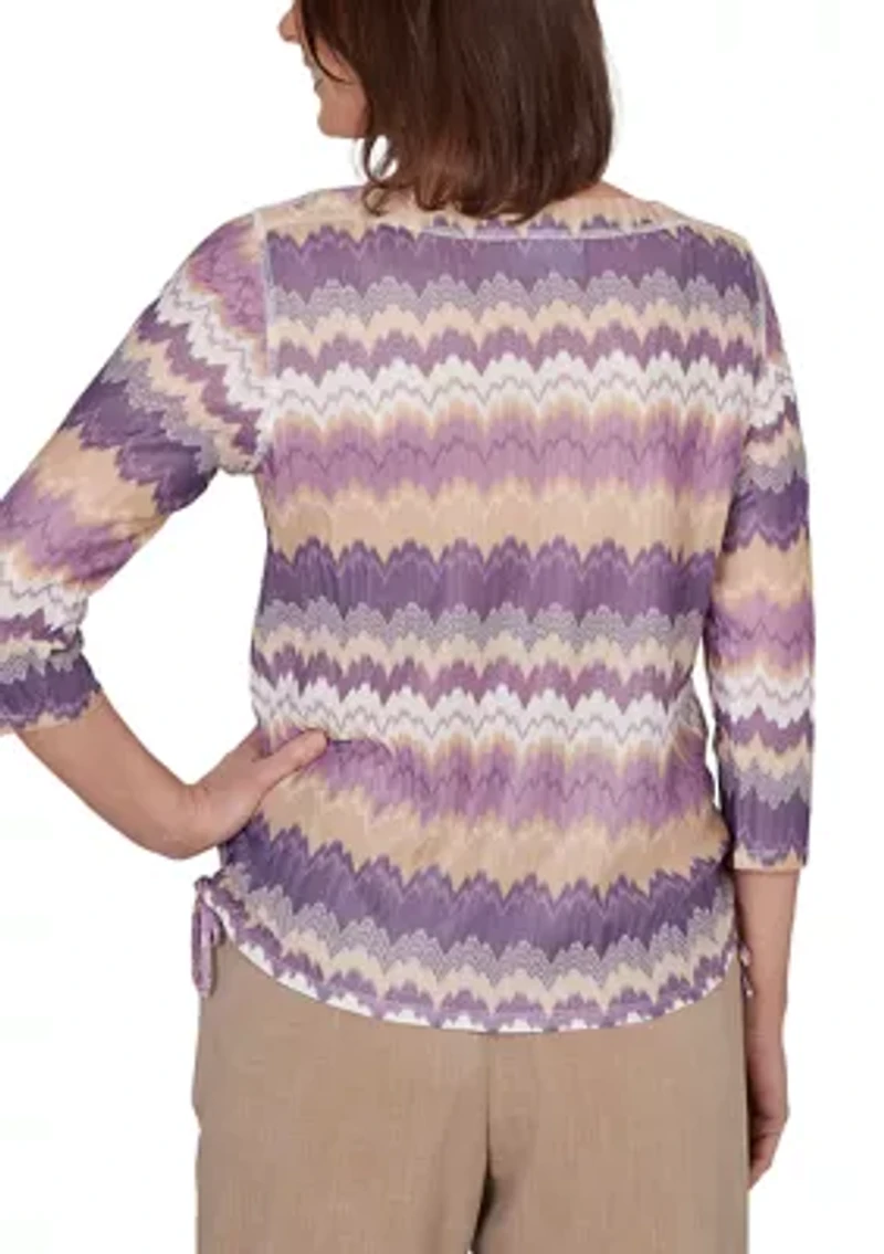Petite Grand Bazaar Chevron Top
