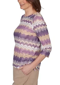 Petite Grand Bazaar Chevron Top