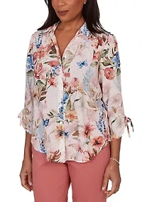 Women's Camden Market Bontanical Floral Blouse