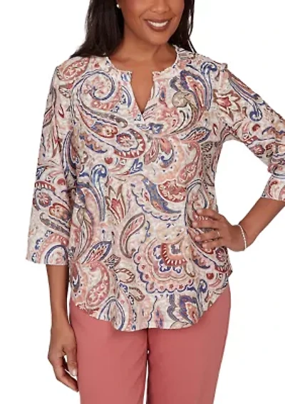 Women's Camden Market Paisley Printed Top
