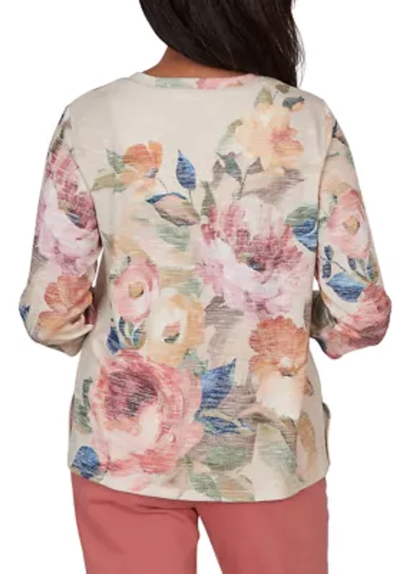 Women's Market Place Floral Top