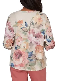Women's Market Place Floral Top