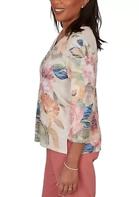 Women's Market Place Floral Top