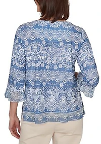 Women's Camden Market Lace Biadere Top