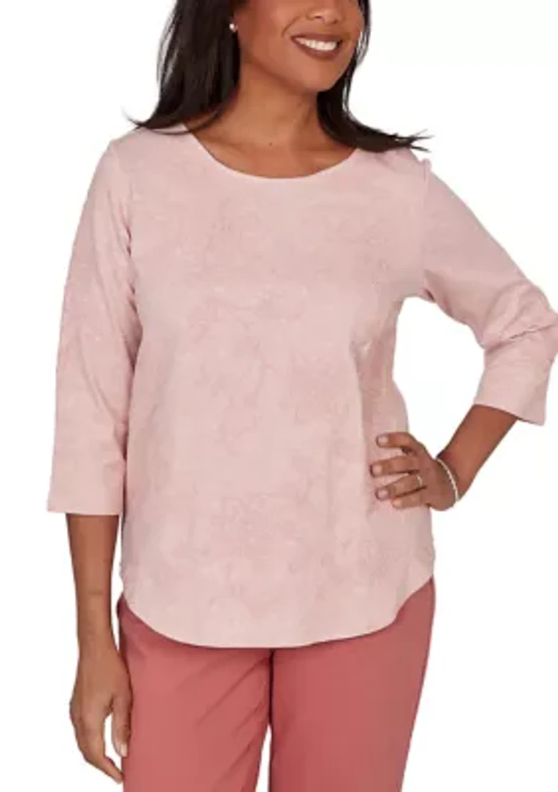 Women's Camden Market Tonal Floral Soutache Top