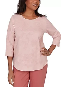 Women's Camden Market Tonal Floral Soutache Top