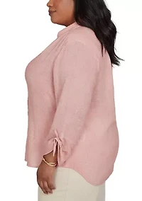 Plus Camden Market Gauze Button Down Shirt