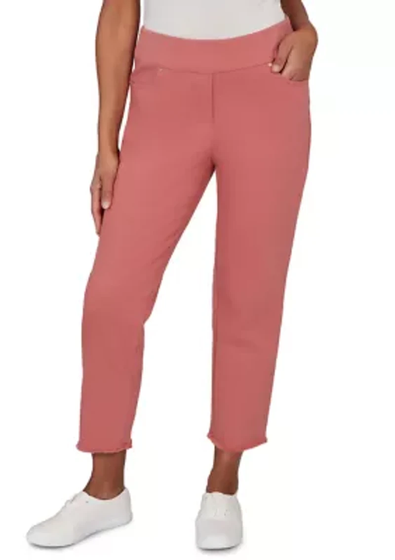 Petite Camden Market Ankle Pants with Raw Edge Cuff