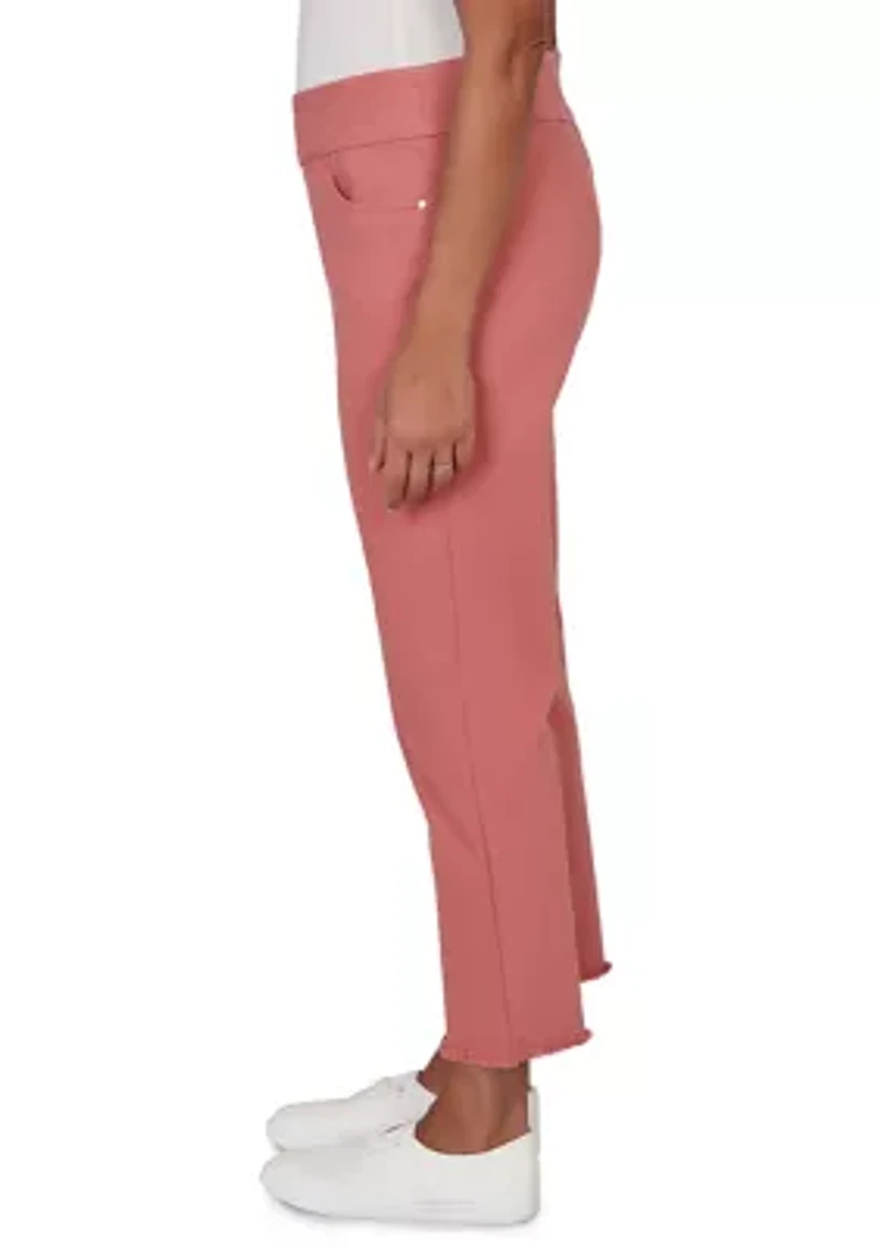 Petite Camden Market Ankle Pants with Raw Edge Cuff