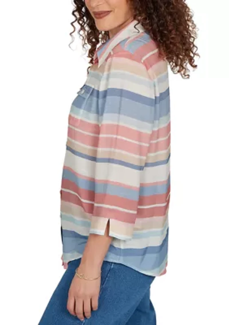 Petite Camden Market Stripe Top