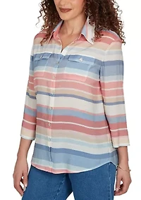 Petite Camden Market Stripe Top