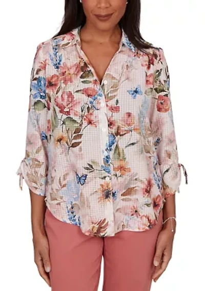 Petite Camden Market Bontanical Floral Top