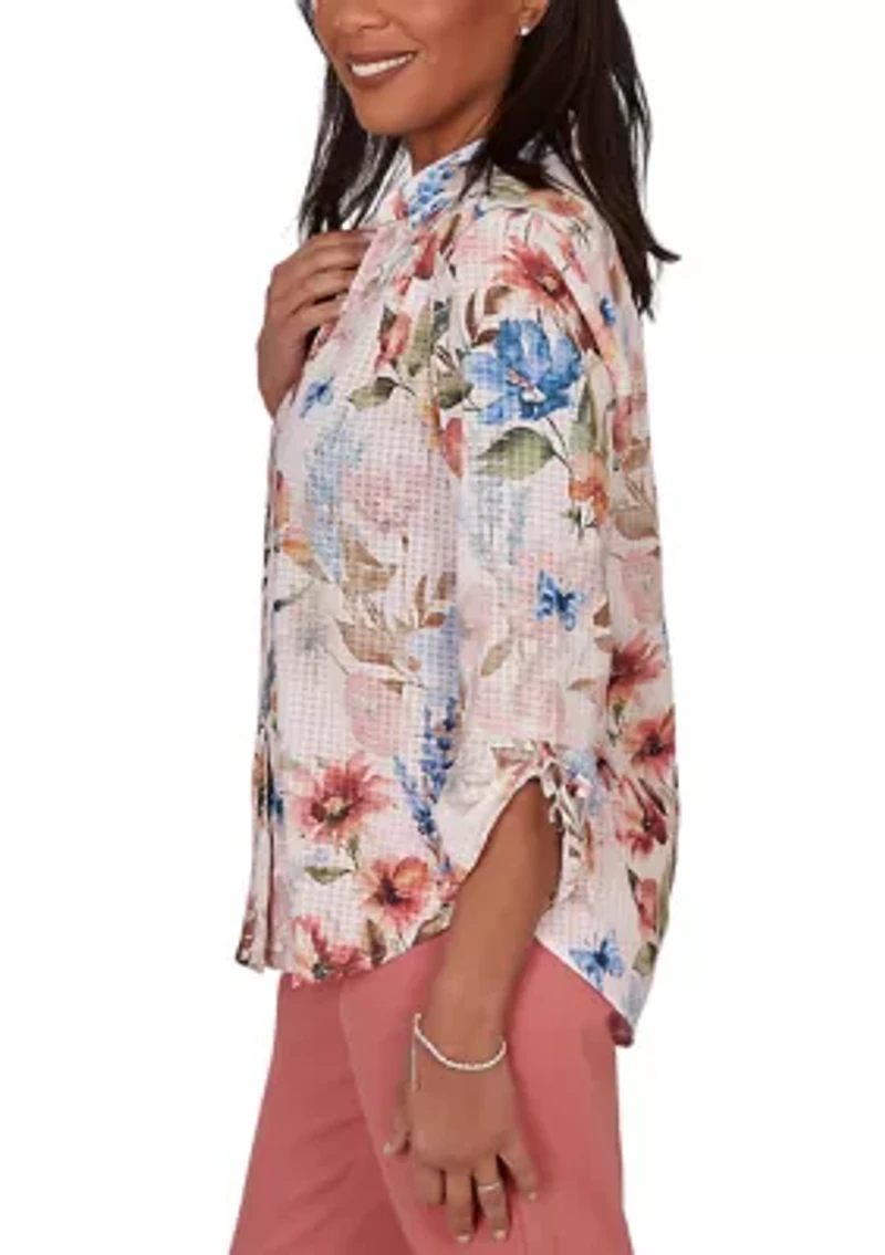 Petite Camden Market Bontanical Floral Top