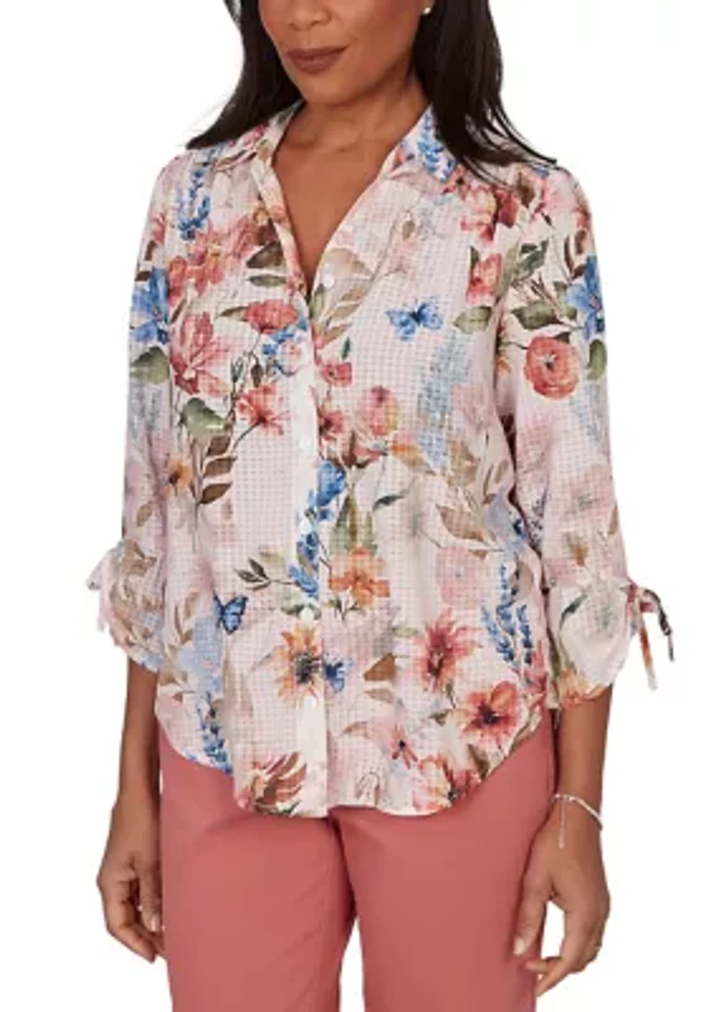 Petite Camden Market Bontanical Floral Top