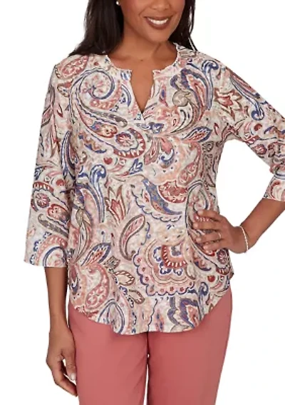 Petite Camden Market Paisley Top