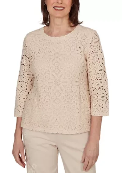 Petite Camden Market Crochet Top