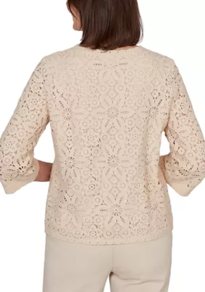 Petite Camden Market Crochet Top