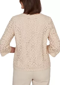 Petite Camden Market Crochet Top