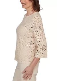 Petite Camden Market Crochet Top