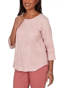 Petite Floral Soutache Top