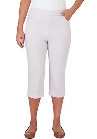 Petite Garden Party Stripe Clamdigger Pants