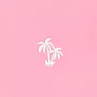 Plus Miami Beach Embroidered Palm Tree Clamdigger Pants