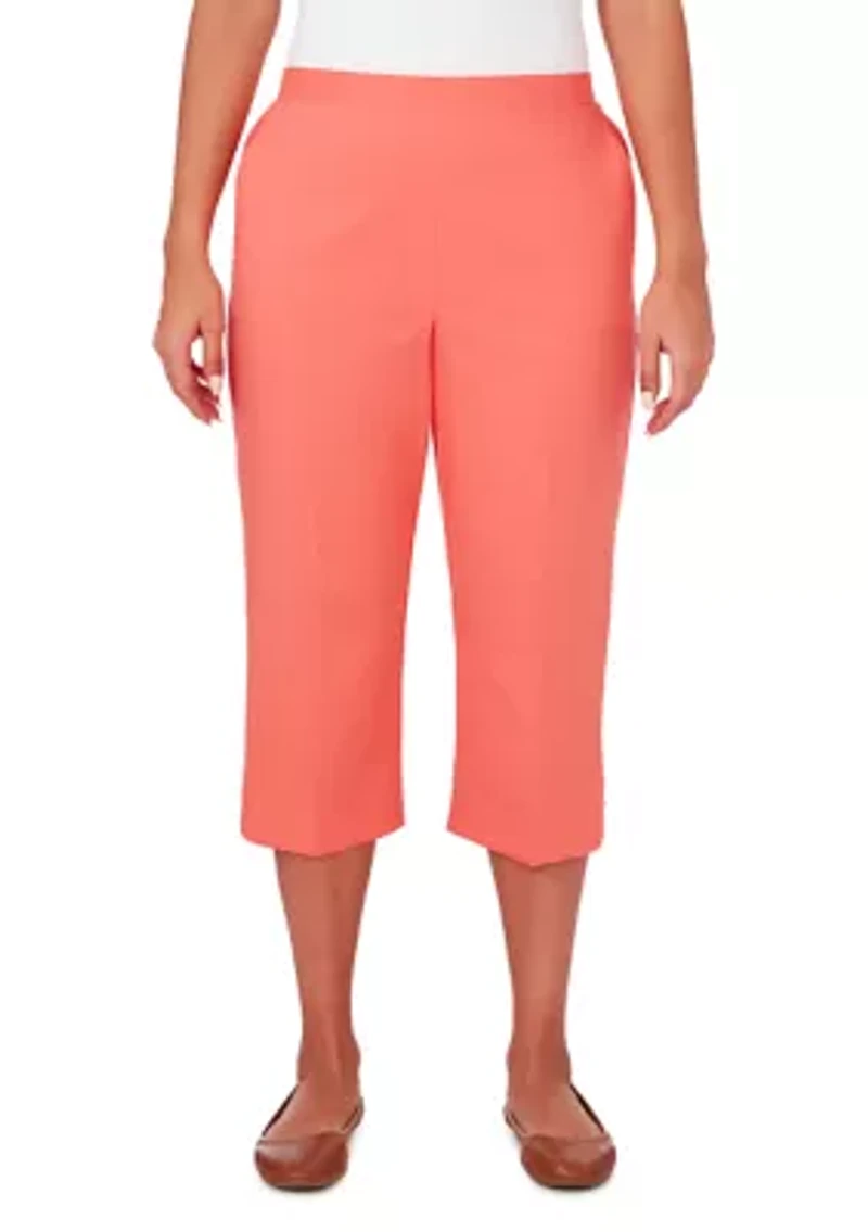 Petite Neptune Beach Capri Pants